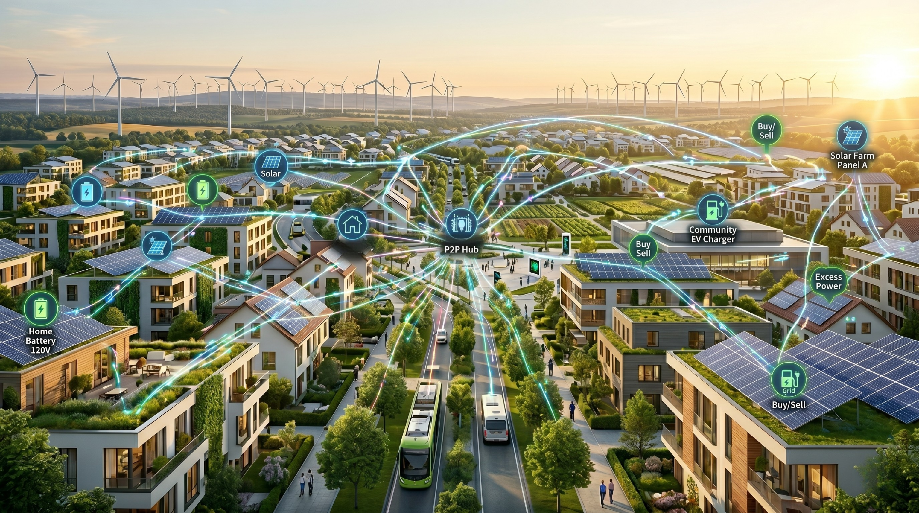 Peer-to-Peer Energy Sharing